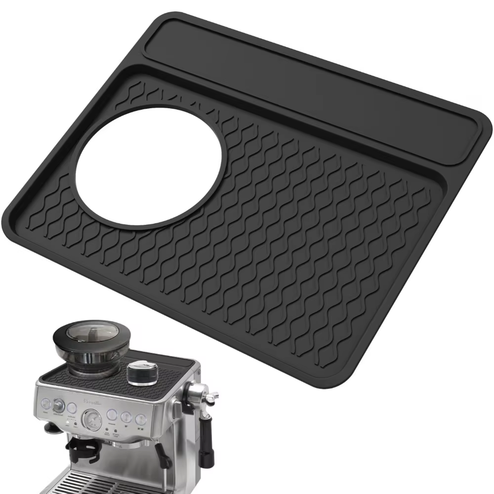Breville Espresso Bes870 - แผ่นรองกาแฟซิลิโคนใหม่สำหรับเครื่องชงกาแฟ Breville 870/880 แผ่นรองฝาครอบด้านบน เกรดอาหาร ซิลิโคนกันลื่น