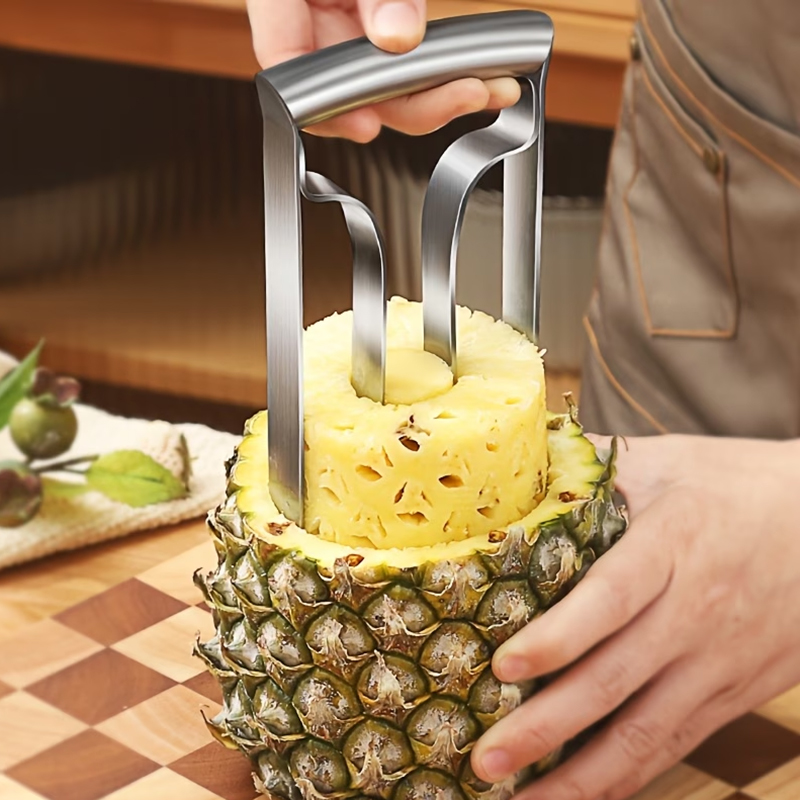 Pineapple Corer Slicer - ที่ปอกสับปะรด ที่คว้านสับปะรด ที่หั่นสับปะรด สแตนเลส ที่ตัดผลไม้ ที่ปอกผลไม้