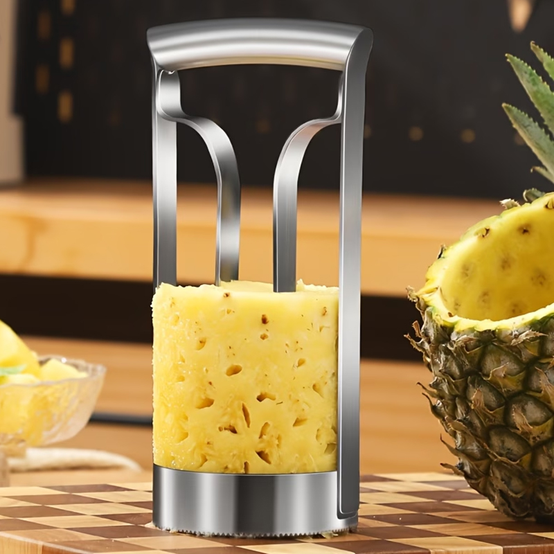 Pineapple Corer Slicer - เครื่องมือปอกเปลือกสับปะรด ที่คว้านแกน ที่หั่นสับปะรด ที่แยกแกนสับปะรด เครื่องขูดหัวใจผลไม้