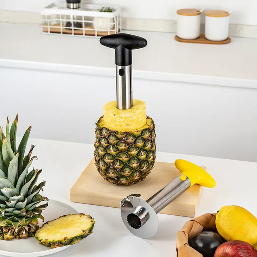 เครื่องปอกสับปะรดสแตนเลส เครื่ - Pineapple Corer Slicer บทวิจารณ์และราคา