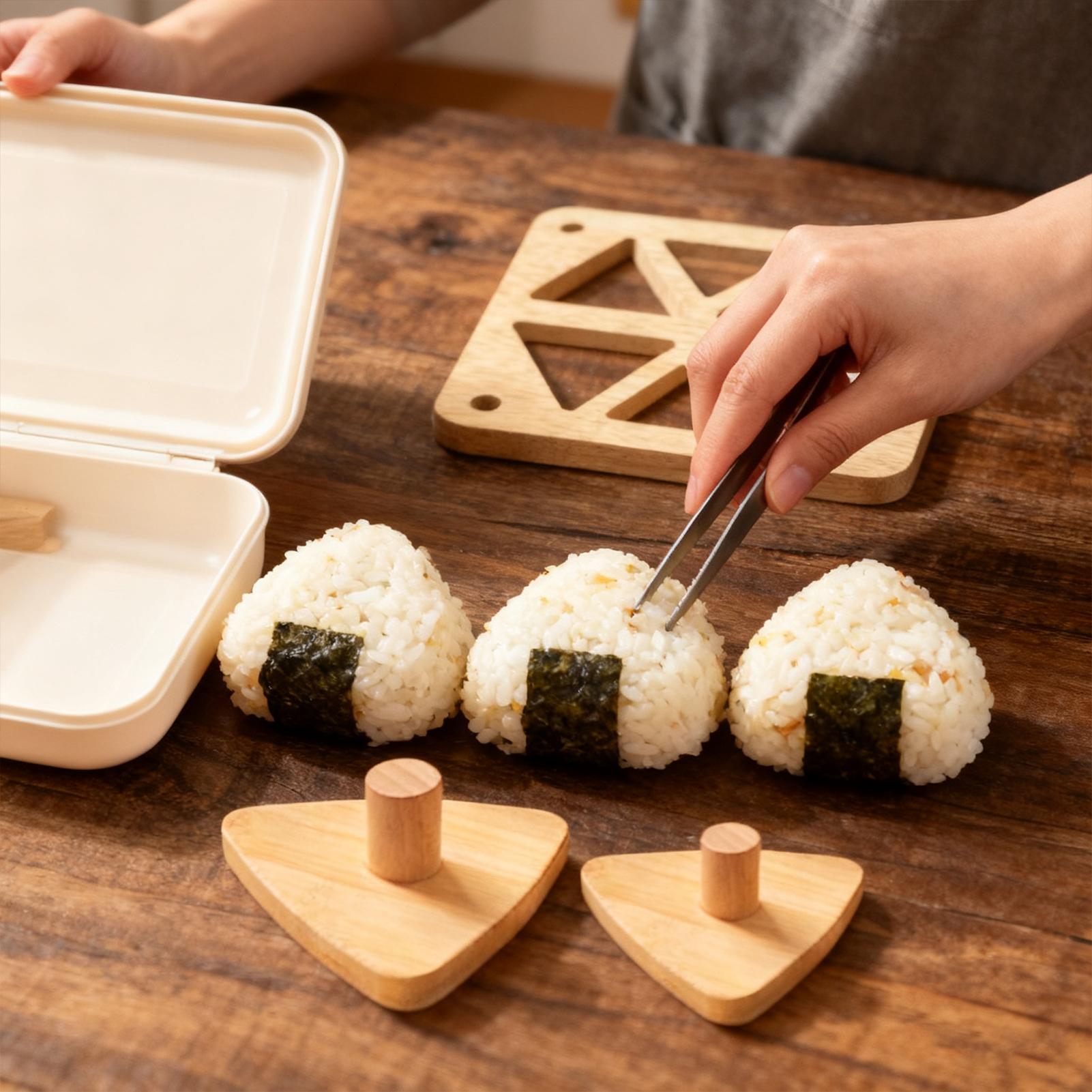 แม่พิมพ์ข้าวปั้นทรงสามเหลี่ยมแ - Meal Prep With Rice บทวิจารณ์และราคา