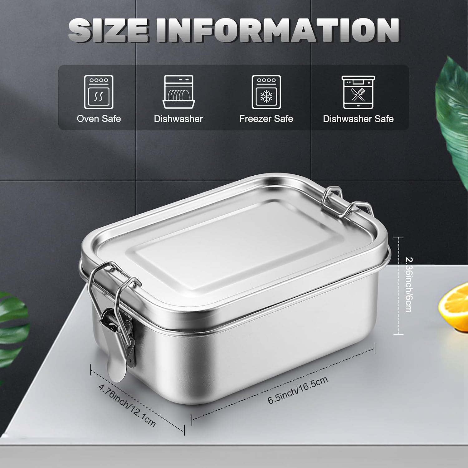 ภาชนะเก็บอาหารสแตนเลสพร้อมฝาปิ - Meal Prep Ideas บทวิจารณ์และราคา