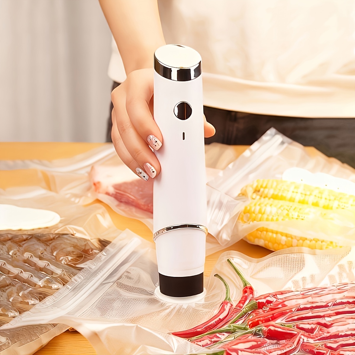 ชุดเครื่องซีลสูญญากาศแบบพกพา ช - Meal Prep Kit บทวิจารณ์และราคา