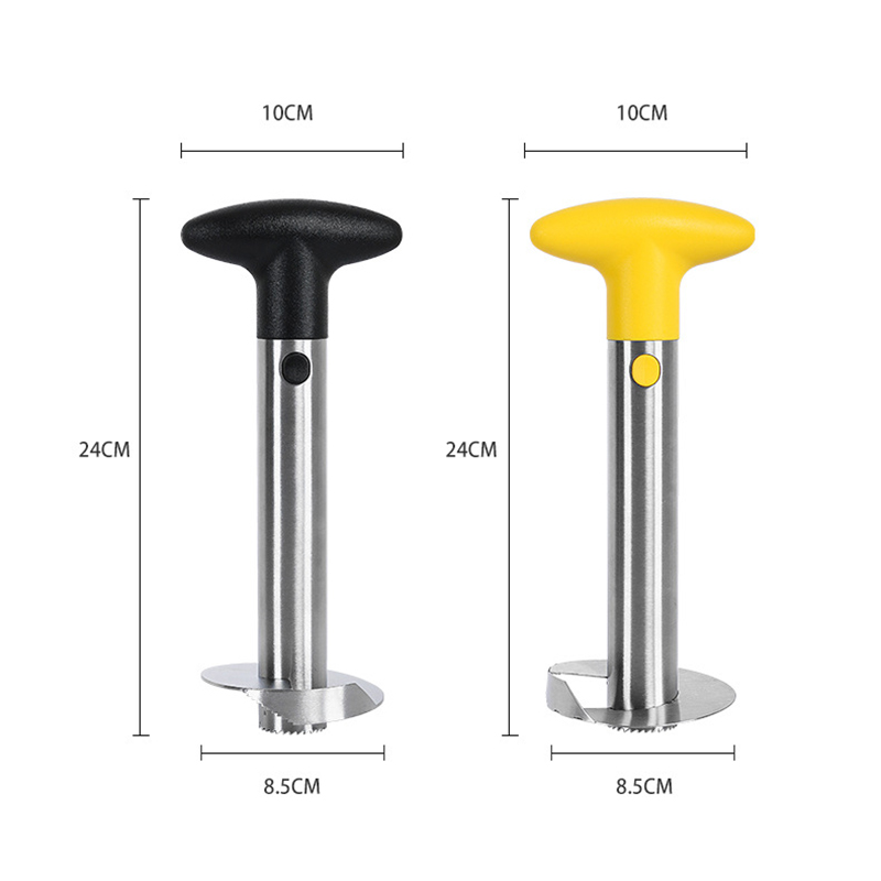 1 PC สแตนเลสสตีลใช้งานง่ายสับป - Pineapple Corer Slicer บทวิจารณ์และราคา