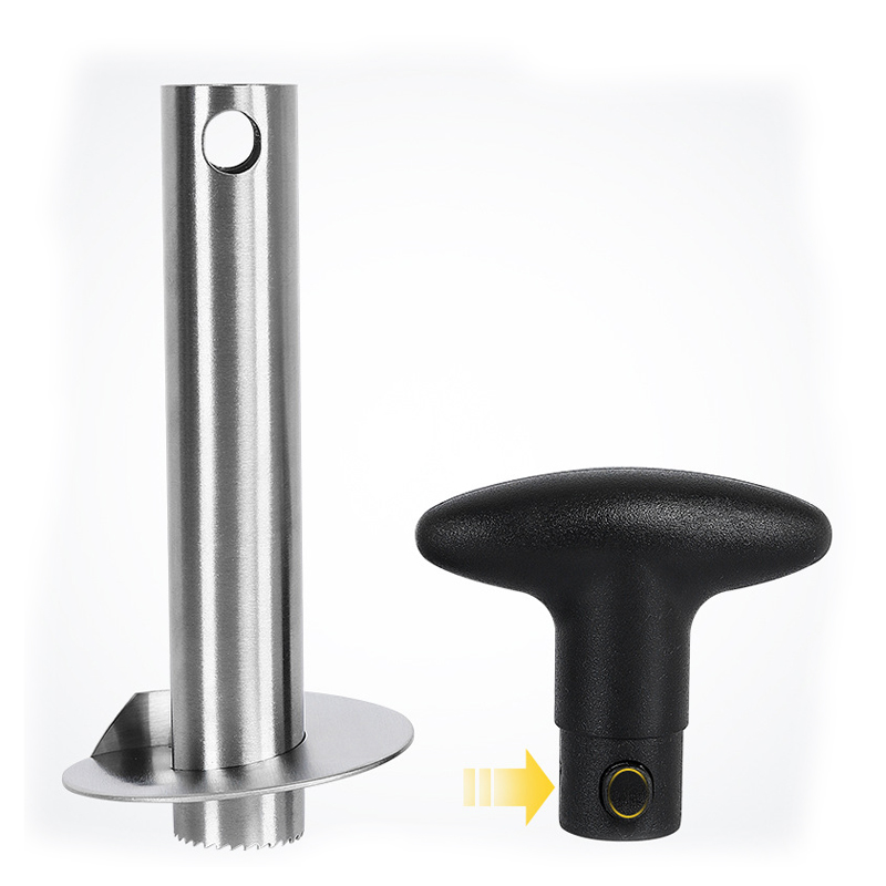 1 PC สแตนเลสสตีลใช้งานง่ายสับป - Pineapple Corer Slicer บทวิจารณ์และราคา