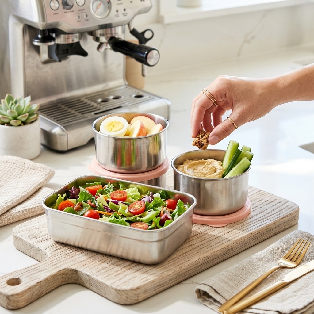 กล่องอาหารกลางวันสแตนเลส 304 ใ - Meal Prep Ideas บทวิจารณ์และราคา