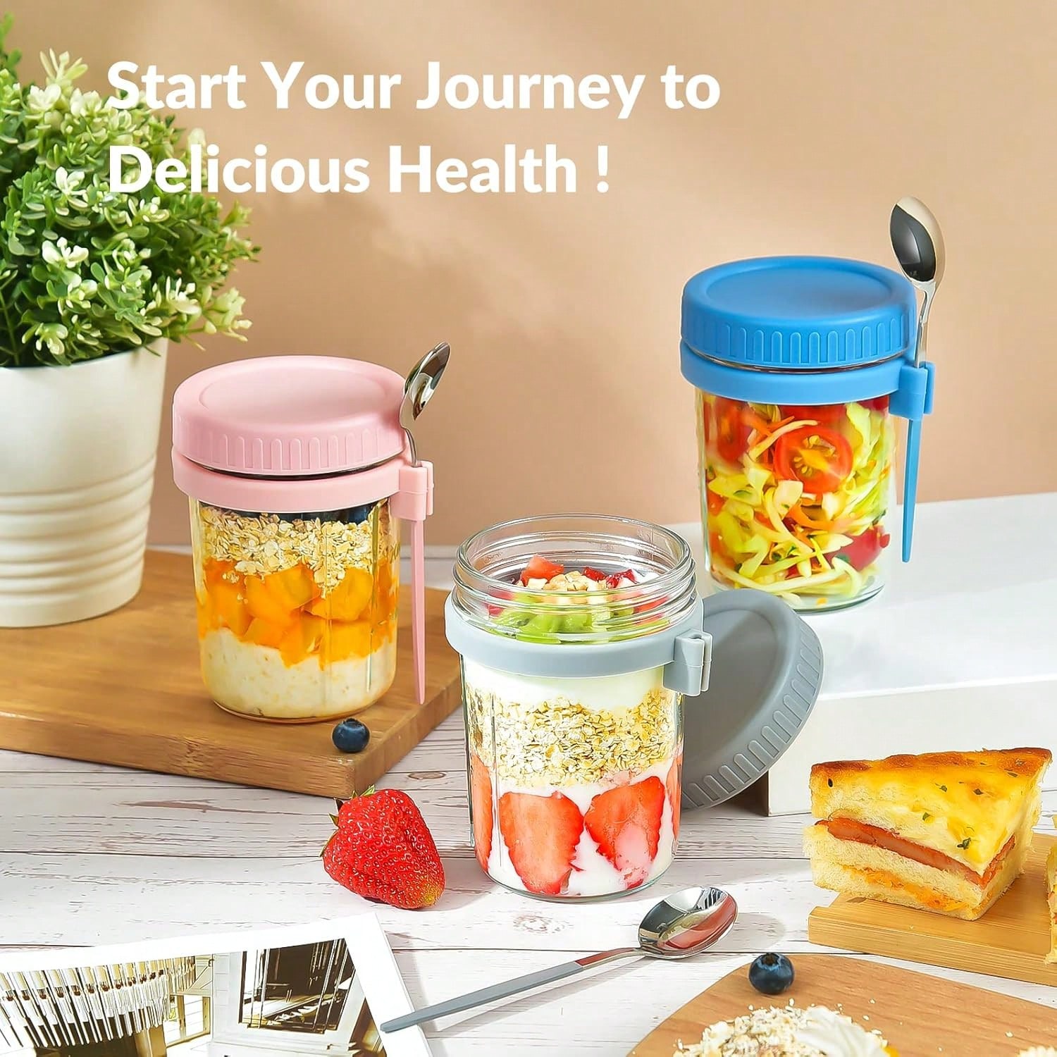 ชุดภาชนะแก้วสำหรับโอเวอร์ไนท์โ - Meal Prep Kit บทวิจารณ์และราคา