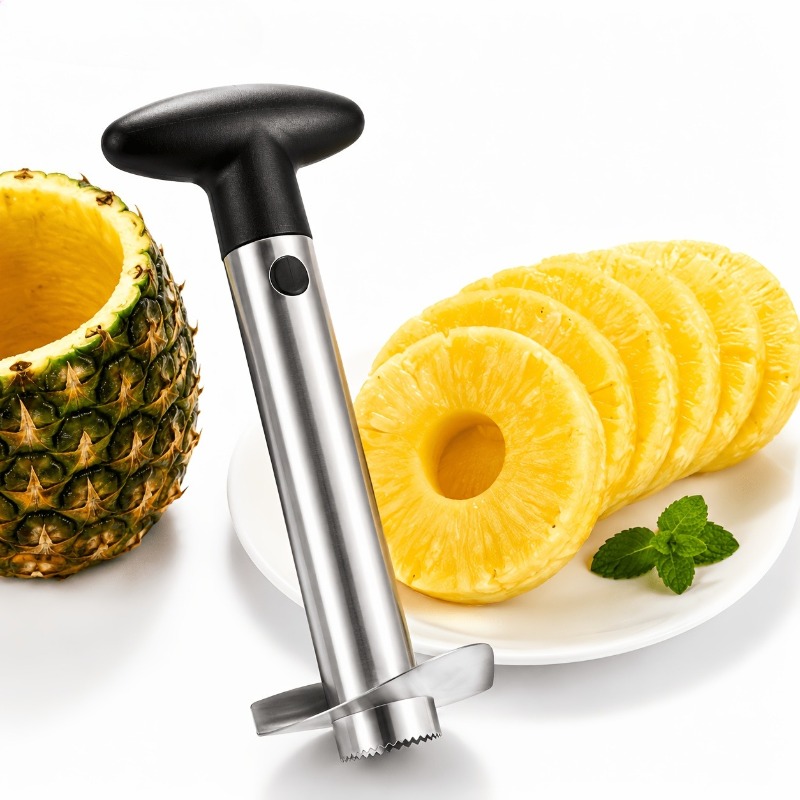 ที่คว้านสับปะรดสแตนเลส 1 ชิ้น  - Pineapple Corer Slicer บทวิจารณ์และราคา