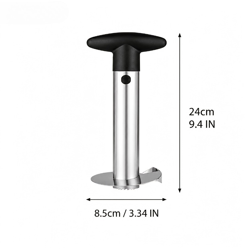 ที่คว้านสับปะรดสแตนเลส 1 ชิ้น  - Pineapple Corer Slicer บทวิจารณ์และราคา