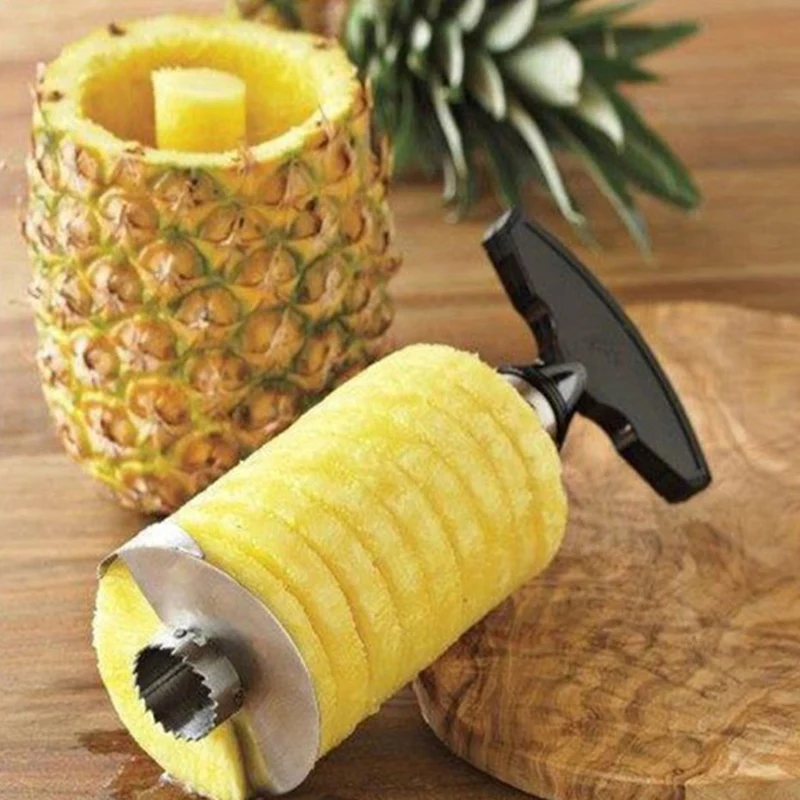 1pcs เครื่องตัดสับปะรด Peeler  - Pineapple Corer Slicer บทวิจารณ์และราคา