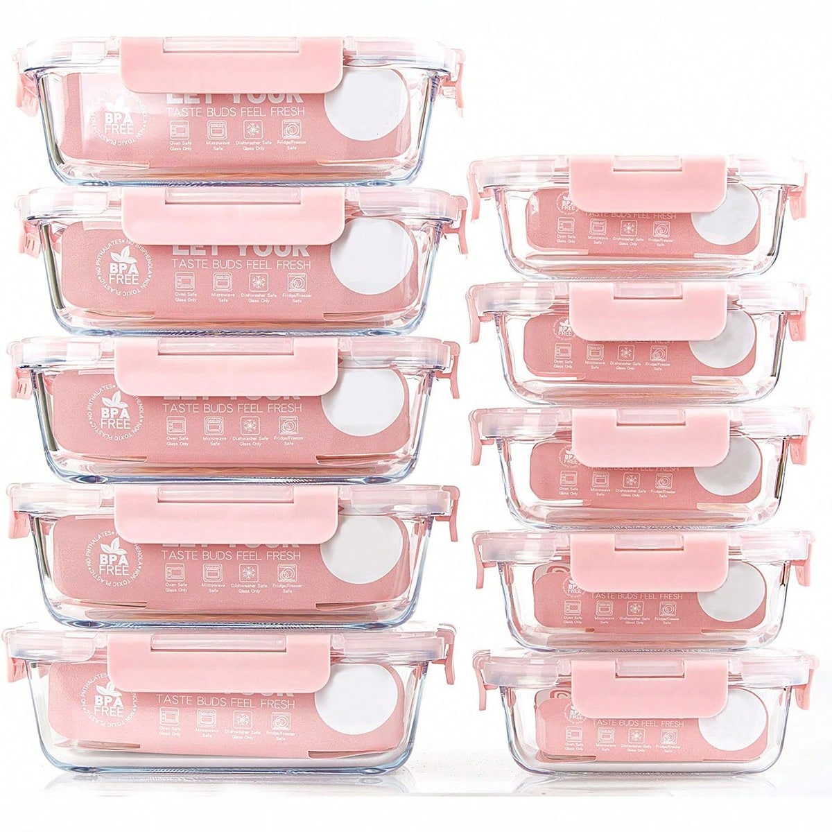 ชุดกล่องแก้วสำหรับเตรียมอาหาร  - Meal Prep Ideas บทวิจารณ์และราคา