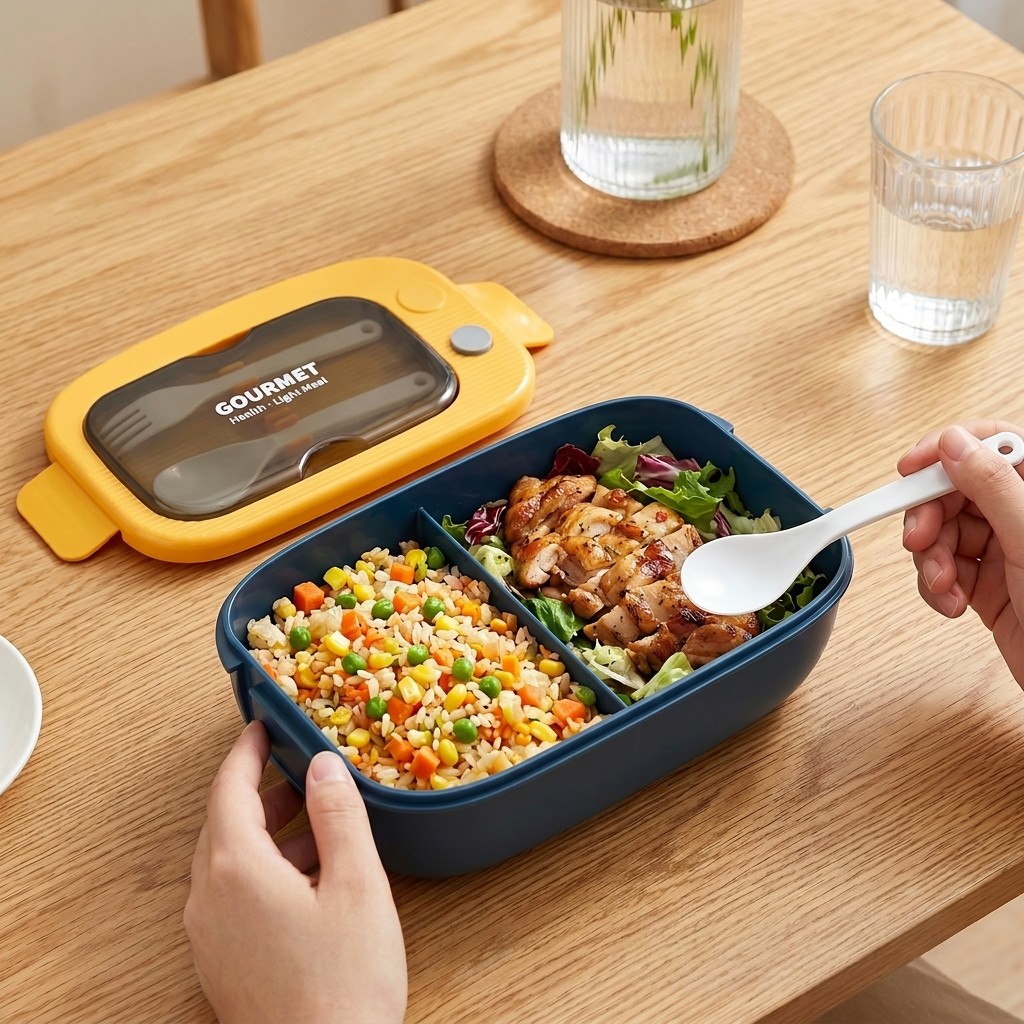 กล่องเบนโตพลาสติกสำหรับไมโครเว - Meal Prep Ideas บทวิจารณ์และราคา