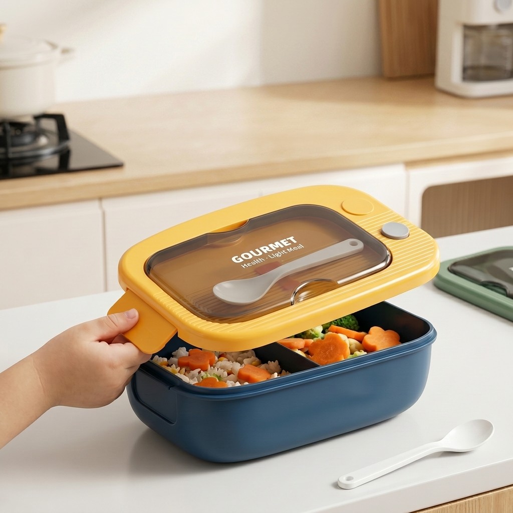 กล่องเบนโตพลาสติกสำหรับไมโครเว - Meal Prep Ideas บทวิจารณ์และราคา
