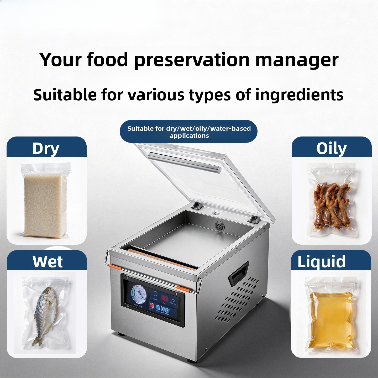 เครื่องซีลสูญญากาศอาหารสแตนเลส - Meal Prep Seafood บทวิจารณ์และราคา