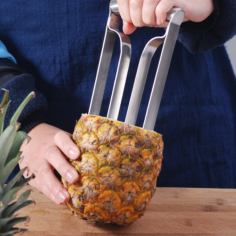 เครื่องปอกสับปะรดสแตนเลส พร้อม - Pineapple Corer Slicer บทวิจารณ์และราคา