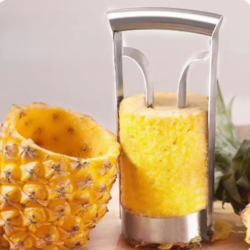 เครื่องปอกสับปะรดสแตนเลส พร้อม - Pineapple Corer Slicer บทวิจารณ์และราคา