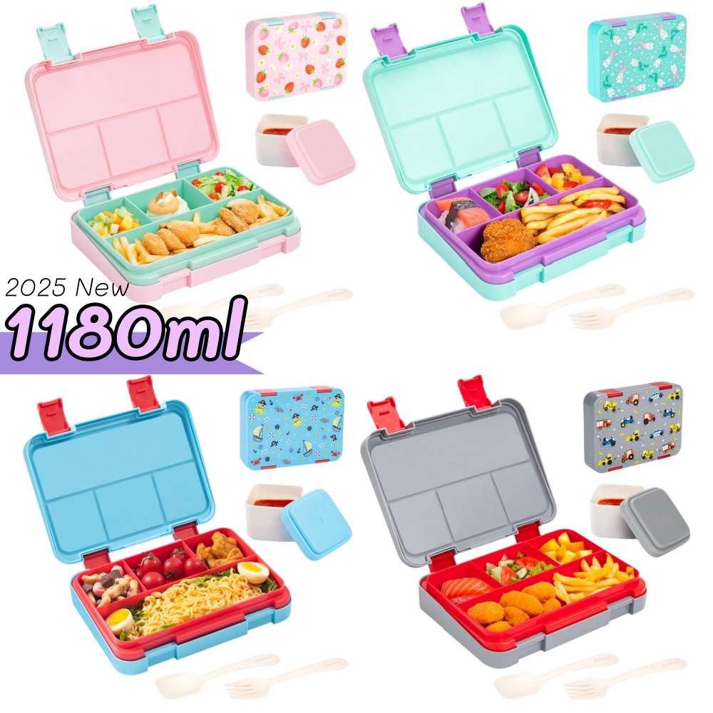 40oz รูปแบบการ์ตูน Bento กล่อง - Meal Prep Ideas บทวิจารณ์และราคา