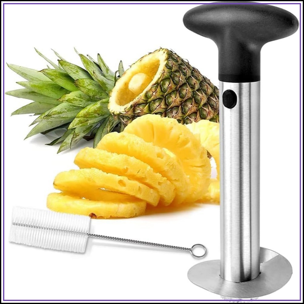 เครื่องตัดและคว้านสับปะรดสแตนเ - Pineapple Corer Slicer บทวิจารณ์และราคา