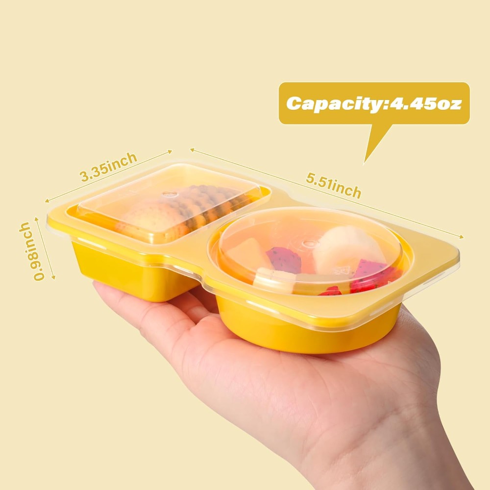 ภาชนะพลาสติกใส่อาหารแบบใช้แล้ว - Meal Prep Yellow บทวิจารณ์และราคา