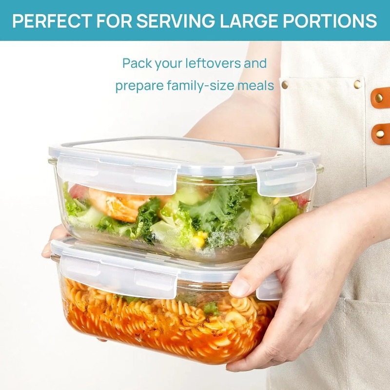 ชุดกล่องเก็บอาหารแก้ว 18 ชิ้น  - Meal Prep Kit บทวิจารณ์และราคา