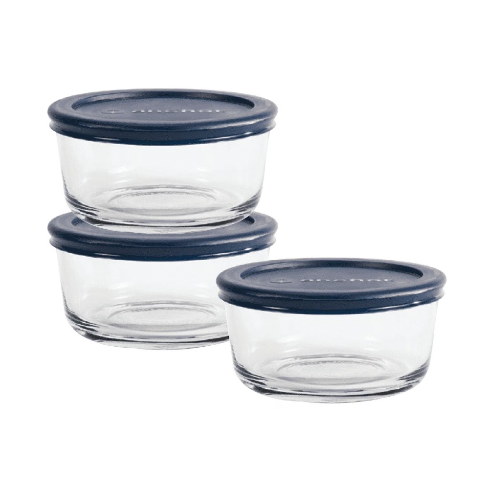 ชุดกล่องถนอมอาหารแก้วทรงกลม 3  - Meal Prep Kit บทวิจารณ์และราคา