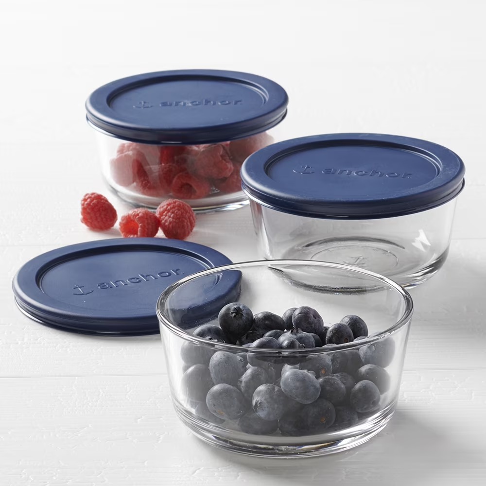 ชุดกล่องถนอมอาหารแก้วทรงกลม 3  - Meal Prep Kit บทวิจารณ์และราคา