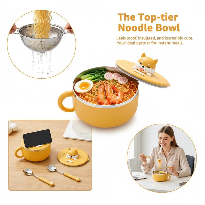 ชามบะหมี่กึ่งสำเร็จรูปสแตนเลสพ - Meal Prep Ideas บทวิจารณ์และราคา